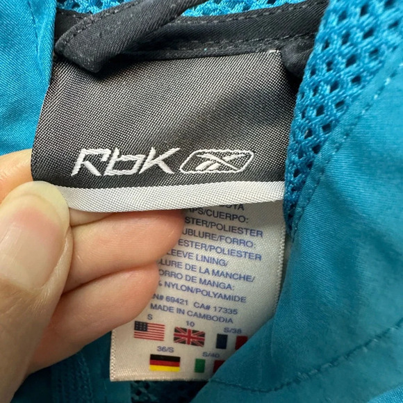 Reebok Windbreaker sz S - Picture 4 of 5